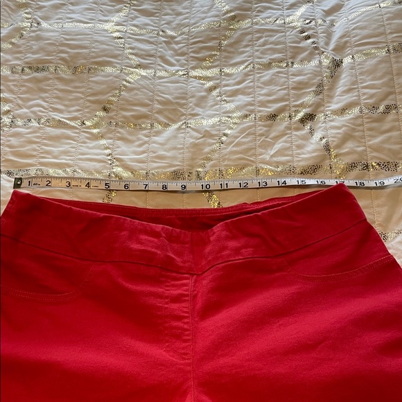 Ruby Rd. Red Capri Jeans - Picture 3 of 4